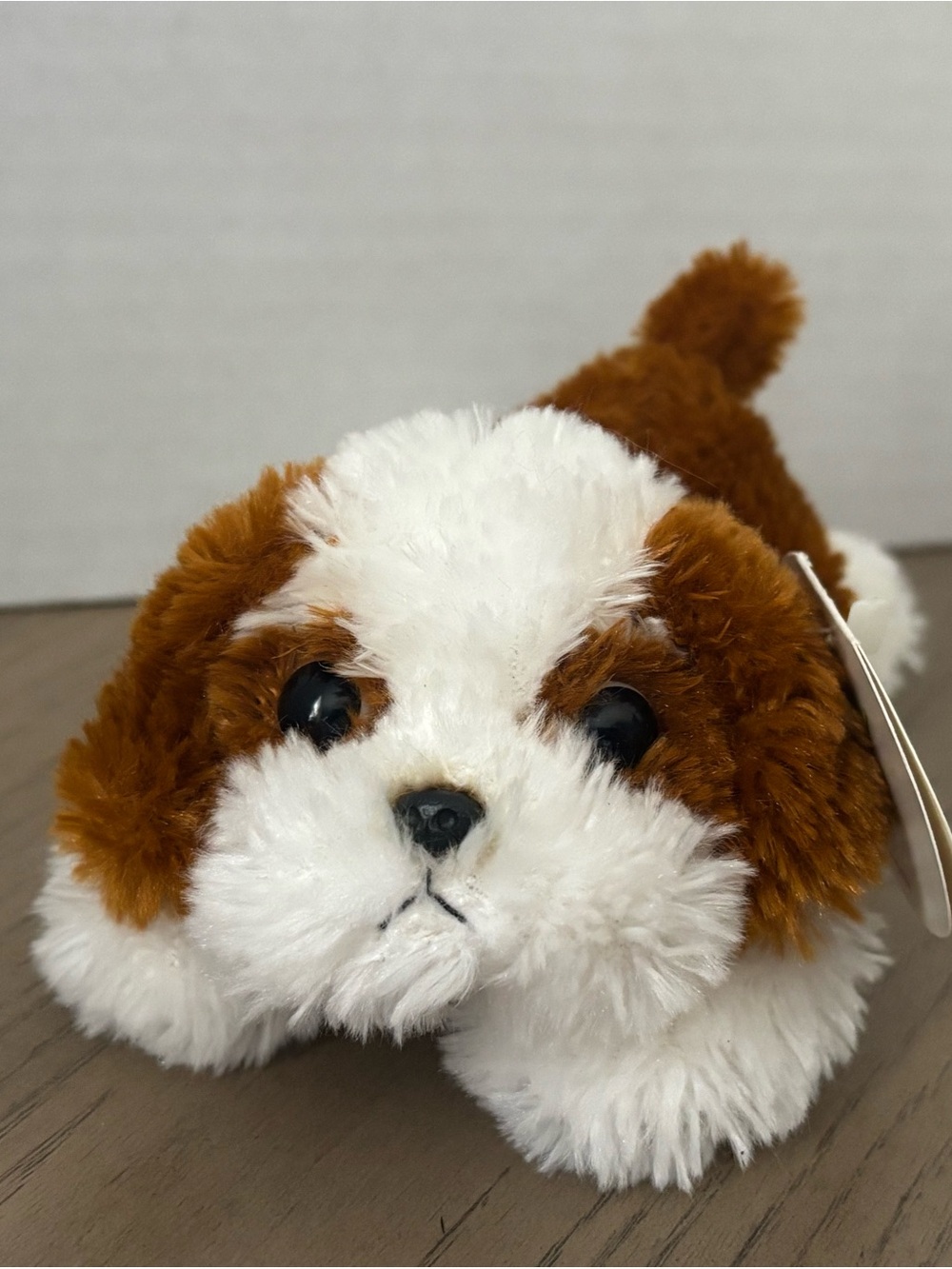 Aurora World Murphy Dog Brown White Puppy Plush Small 7” Stuffed Animal NWT